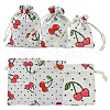 18Pcs 3 Styles Burlap Packing Pouches ABAG-FS0001-10-1