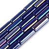 Electroplate Opaque Glass Beads Strands EGLA-Q132-02A-B02-1