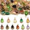 Transparent Glass Pendants GLAA-FZ0001-02F-2