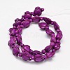 Dyed Synthetic Turquoise Beads Strands G-M152-04-B-3