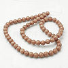 Natural Mashan Jade Round Beads Strands X-G-D263-4mm-XS27-4