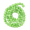 Natural Mashan Jade Round Beads Strands X-G-D263-6mm-XS17-3