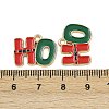 Christmas Themes Alloy Enamel Pendants ENAM-Z023-01G-05-3
