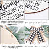 Natural Wood Hanging Wall Decorations for Front Door Home Decoration HJEW-WH0014-84B-4