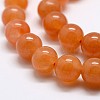 Natural Red Aventurine Bead Strands X-G-P257-03-8mm-3
