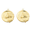 Ion Plating(IP) 201 Stainless Steel Pendants STAS-N098-267LG-3