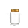 Column Glass Screw Top Bead Storage Tubes CON-WH0086-094C-02-1