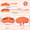 Imitation Leather Glasses Cases AJEW-WH0248-241A-2