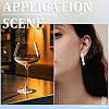 240Pcs 8 Styles 316 Surgical Stainless Steel Wine Glass Charms Rings STAS-BBC0009-38-5