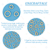 Unicraftale 30Pcs 3 Styles 304 Stainless Steel Jump Ring STAS-UN0054-61-5