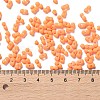 Rubberized Style Glass Seed Beads SEED-Z003-01I-4