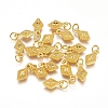 Electroplated Alloy Charms X-PALLOY-G267-13G-1