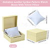 Paper Covered ABS Plastic Storage Boxes for Watches CON-WH20005-10B-2