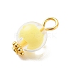 Transparent Acrylic Pendants PALLOY-JF01834-08-4