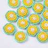 Glass Seed Beads Cabochons FIND-S321-03J-1
