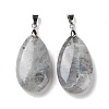 Natural Labradorite Pendants G-D084-01P-B22-2