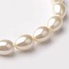 Eco-Friendly Glass Pearl Teardrop Beads Strands X-HY-O001-C-01A-1