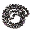Transparent Electroplate Glass Beads Strands EGLA-N002-34C-B-3