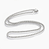 304 Stainless Steel Box chain Necklaces NJEW-F242-13P-C-1