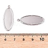 Non-Tarnish 304 Stainless Steel Pendant Cabochons Settings STAS-A070-45P-5