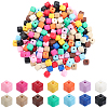 280Pcs 14 Colors Opaque Acrylic Beads MACR-SC0001-99-1