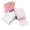 9 Yards 3 Colors Flat Cotton Ribbon OCOR-TA0001-59-3