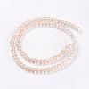 Electroplate Glass Beads Strands EGLA-D020-3x2mm-71-2