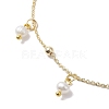 Soldered Brass Cable Chains Anklet AJEW-AN00574-3
