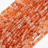 Natural Carnelian Beads Strands G-N0006-4mm-17-3