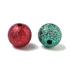 Spray Painted Acrylic Beads ACRP-Q018-8mm-M-3