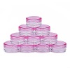 3G Plastic Empty Portable Facial Cream Jar LS-X-MRMJ-WH0020-01B-1