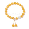 Cat Eye Beads Stretch Bracelets for Women BJEW-TA00691-02-1
