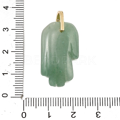Natural Green Aventurine Carved Pendants GG-CBA5963-01J-NH-1