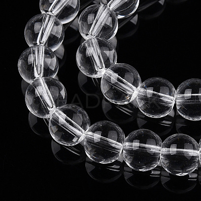 Transparent Glass Beads Strands GLAA-T032-T6mm-13-1