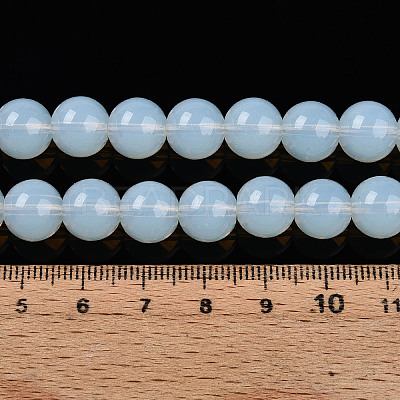 Transparent Glass Beads Strands GLAA-T032-T10mm-14-1