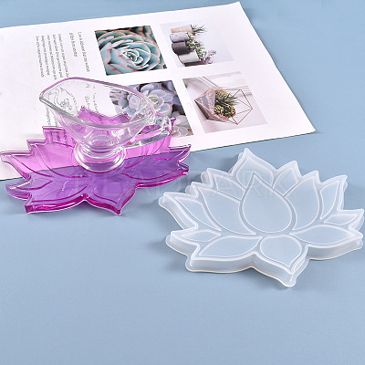 DIY Lotus Cup Mat Silicone Molds SIMO-PW0001-120-1