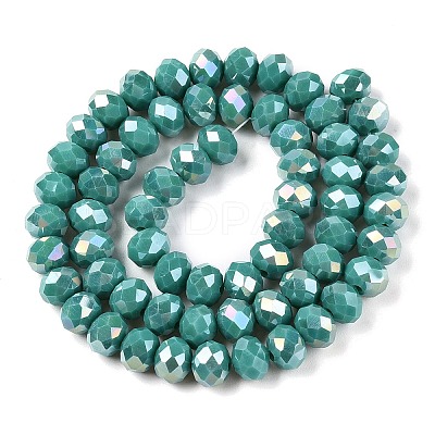 Electroplate Glass Beads Strands LS-EGLA-A044-P8mm-B31-1