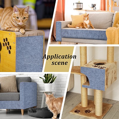 Polyester Anti Cat Scratch Furniture Protector Stickers AJEW-WH0609-395B-1