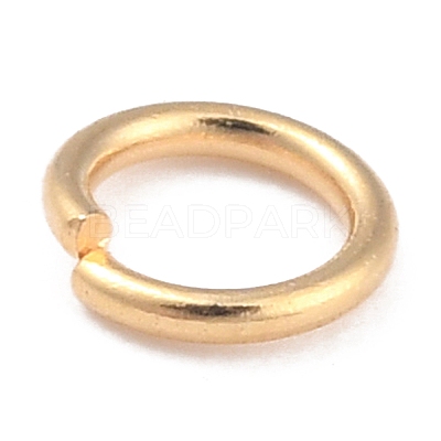 Rack Plating Brass Open Jump Rings X-KK-O139-18C-G-1