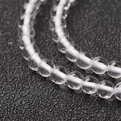 Natural Quartz Crystal Beads Strands G-G680-52-1