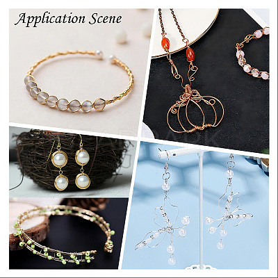 Round Copper Jewelry Wire X-CWIR-Q006-0.5mm-G-1