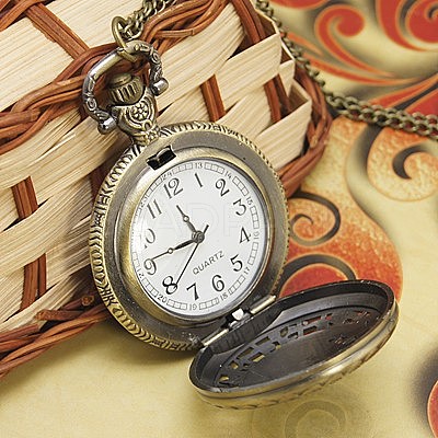 Fashion Iron Pocket Watches WACH-G006-M2-1