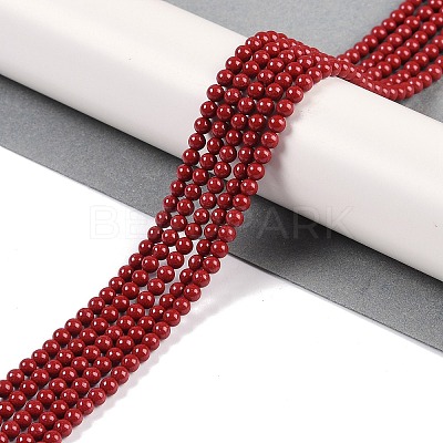 Synthetic Turquoise Beads Strands G-U004-02R-1