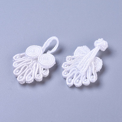 Handmade Chinese Frogs Knots Buttons Sets BUTT-WH0014-29D-1