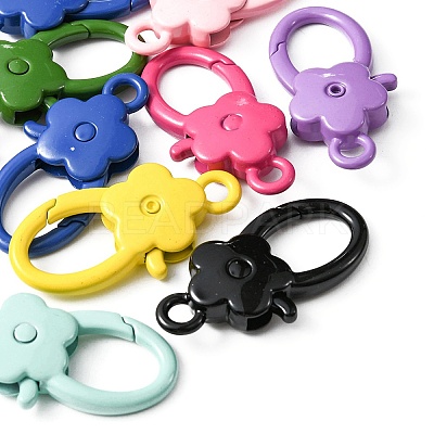 10Pcs Spray Painted Alloy Lobster Claw Clasps FIND-YW0001-58-1