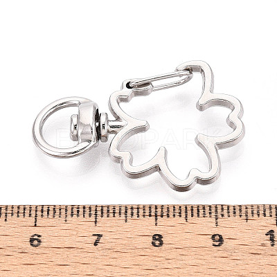 Alloy Swivel Snap Hook Clasps PALLOY-T090-79P-1