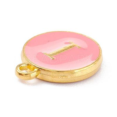 Golden Plated Alloy Enamel Charms ENAM-Q437-14I-1