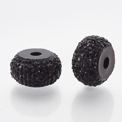 Resin Rhinestone Beads RESI-T020-01D-01-1