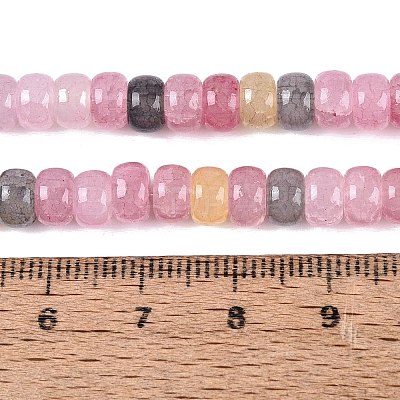 Ombre Effect Dyed Glass Beads Strands GLAA-Q106-05A-A14-1