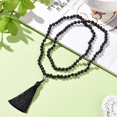 Tassel Pendant Necklaces NJEW-P191-A10-1